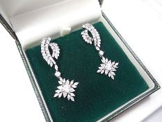Silver earrings