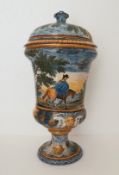Castelli Majolica Vase 18th Century
