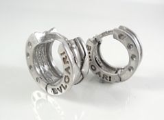 Silver earrings