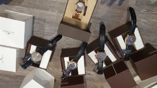 Lot of 5 New lucien piccard watches 4 Men 1 Lady for resale or christmas gifts