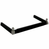 (Q30) Adjustable Chrome Fire Fender Fireplace Guard Frame Surround Classy Contemporary Look Su...