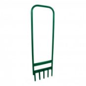 (RU359) Hollow Tine 5 Spike Hand Lawn Grass Soil Aerator Outdoor Garden The lawn aerator h...