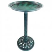 (Q107) Traditional Ornamental Garden Pedestal Bird Bath Outdoor Water Made from High Quality V...