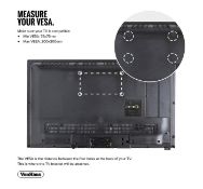 (OM72) 23-42 inch Tilt & Swivel TV bracket Please confirm your TVÕs VESA Mounting Dimensions...