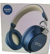 Eksa E100 Blue & Beige Bluetooth Headphones