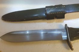 Broad Blade German Knife And Sheath