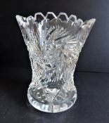 Vintage Bohemian Crystal Vase