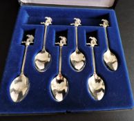 Lords Cricket Ground Silver Plated Spoon Set