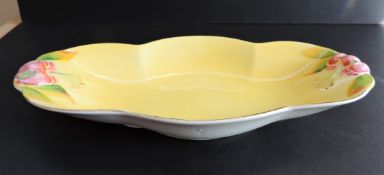 Vintage Royal Winton Yellow Rosebud Serving Dish