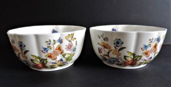 Aynsley Bone China Cottage Garden Bowls