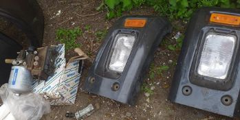 Truck lights from man or Scania truck wagon