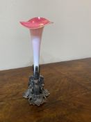 Edwardian single flower holder with owl base