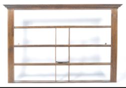 19th Century oak large Delft plate rack