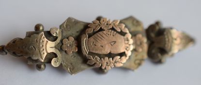 WW2 Era Silver And Gold Sweetheart Brooch