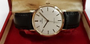 9ct Gold Omega Geneve Just Serviced