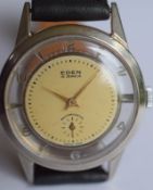 Early Swiss Made Eden Wristwatch With See Through Back