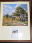 Pair Of Framed German WW2 Fighter Prints