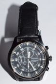 Black Seiko Chronograph 100m