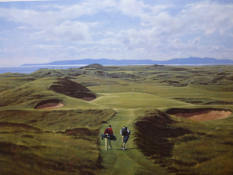 Royal Troon golf course - Signed limited edition A/P Print by Peter Munro