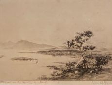 Ivan M Garden signed etching Millport North Ayrshire