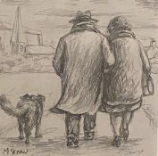 Graham McKean signed pencil drawing 