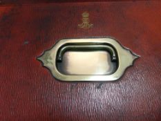 Royalty King Edward Seventh Red Box Equerry in Waiting 1893-1942 The Equerry in waiting Box is beli