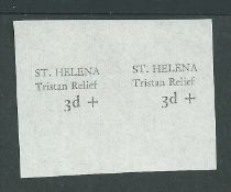 St Helena / Tristan Da Cunha 1962 Proof pair of the 