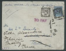 Boer War / Cape of Good Hope 1902 Stampless cover to London endorsed 