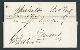 G.B. - Frees 1839 Entire letter from the Bishop of Chichester to Steyning, headed 