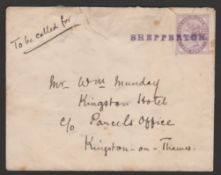 G.B. - Middlesex - Railways An early and interesting Railway cover from the 