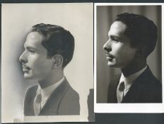 Jordan 1962 Photograph of H.M. King Hussein of Jordan taken by Albert Flouty, Royal photographer in
