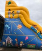 big mega slide coaster slide 25ft height