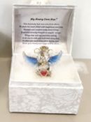6 x sweet angel bears in a lovely music gift box. rrp £49,99 each