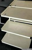 joblot 3 white trolleys
