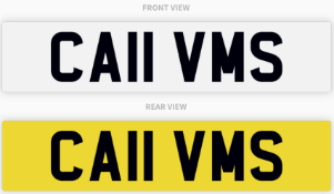 CA11 VMS , number plate on retention