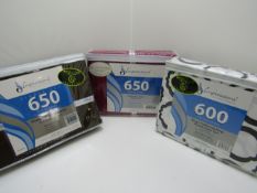 2 x Sheet set and 1 x Duvet set.