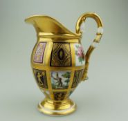 An extraordinary & very fine Old Paris porcelain gilt Jug 19thC