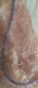 Tanzanite Faceted Rondelles 18 Cm Strand