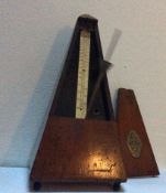 Antique Mahogany Maelzel Paquet Metronome With Bell 1815-1846 French