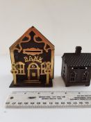 Rare Early 1900 Metal Saving/Money Boxes
