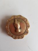 19C Brass Whist Marker