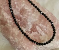 Black Spinel 30 Cts Faceted Rounds 3 X 4 Mm