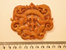 A Chinese Hardstone Amulet
