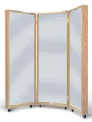 Hausmann triple posture mirror, ideal for a number of uses