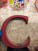 Vintage Signage Letter C
