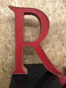 Vintage Signage Letter R