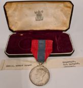 Vintage Boxed Imperial Service Medal Dated 1952
