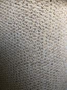 Regatta light beige 8m x 4m (26ft3in x 13ft) polypropylene loopcontract hessian back carpet