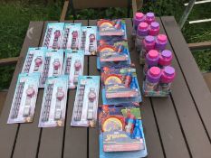 Spider-Man bubbles and shimmer and shine with Disney pencil sets