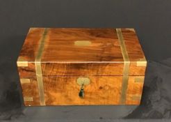 Antique mahogany writing slope.